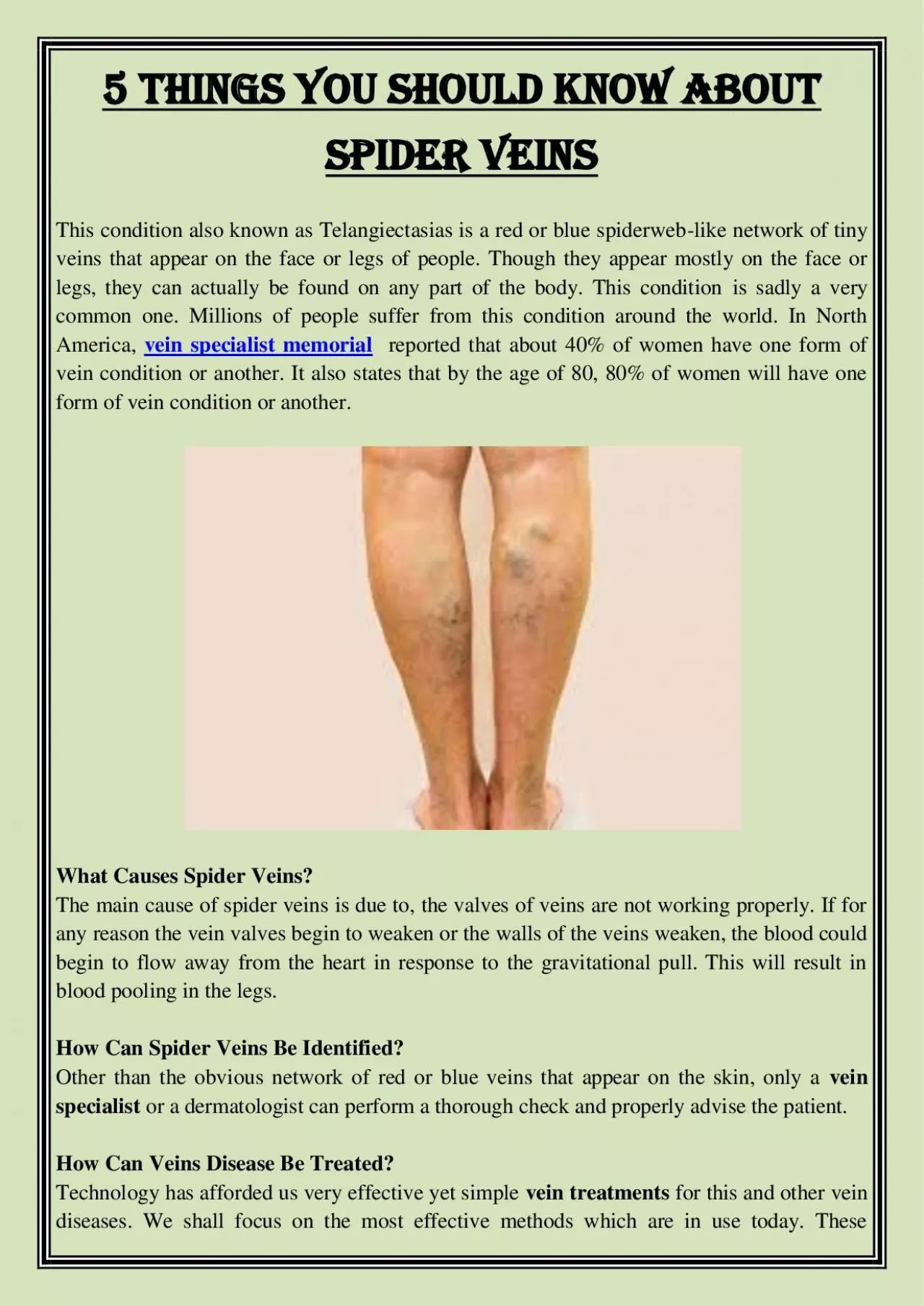 PDF-5 Things you should know about spider veins