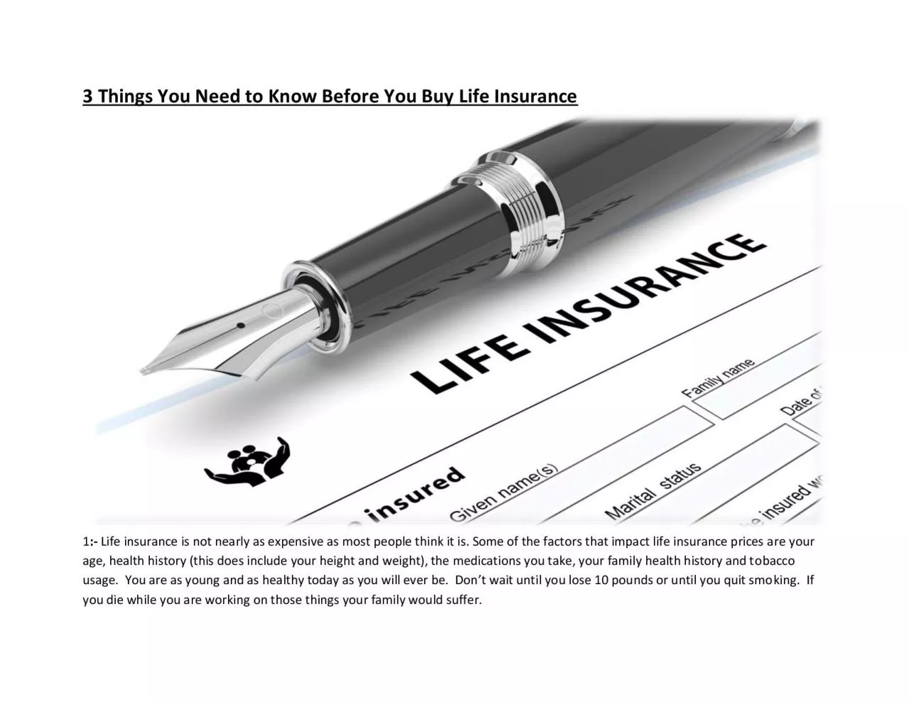 PDF-3 Things You Need to Know Before You Buy Life Insurance