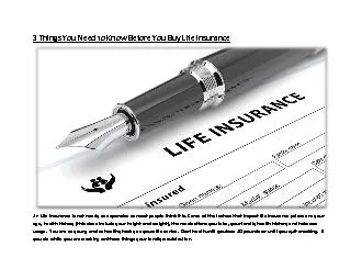 3 Things You Need to Know Before You Buy Life Insurance