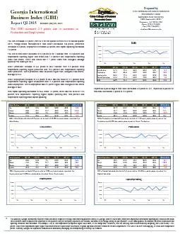 The quarterly Georgia International Business Index provides a snapshot