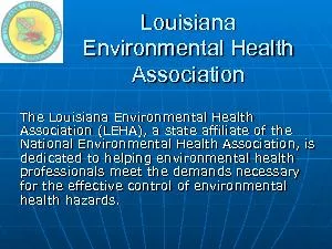 Louisiana Environmental Health Association