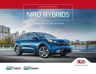 GUIDEBOOK SERIESNIRO HYBRIDS