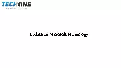 on Microsoft Technology