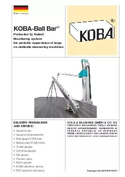 PDF-KOLBBAUMANNGMBHCO KGPRECISIONMEASURINGTOOLSMAKERSDE63741 ASCHAFFEN