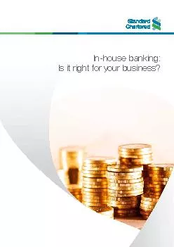 Inhouse bankingIs it right for your business