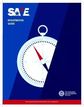 SAVE Program Registration Guide November 2019
