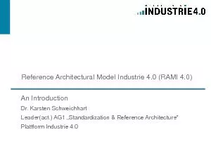 Reference Architectural Model Industrie 40 RAMI 40