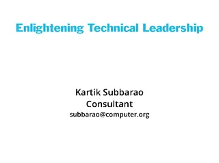 Enlightening Technical Leadership  The Book  Mental