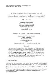 AUSTRALASIANJOURNALOFCOMBINATORICSVolume2012Pages235242AnoteontheC