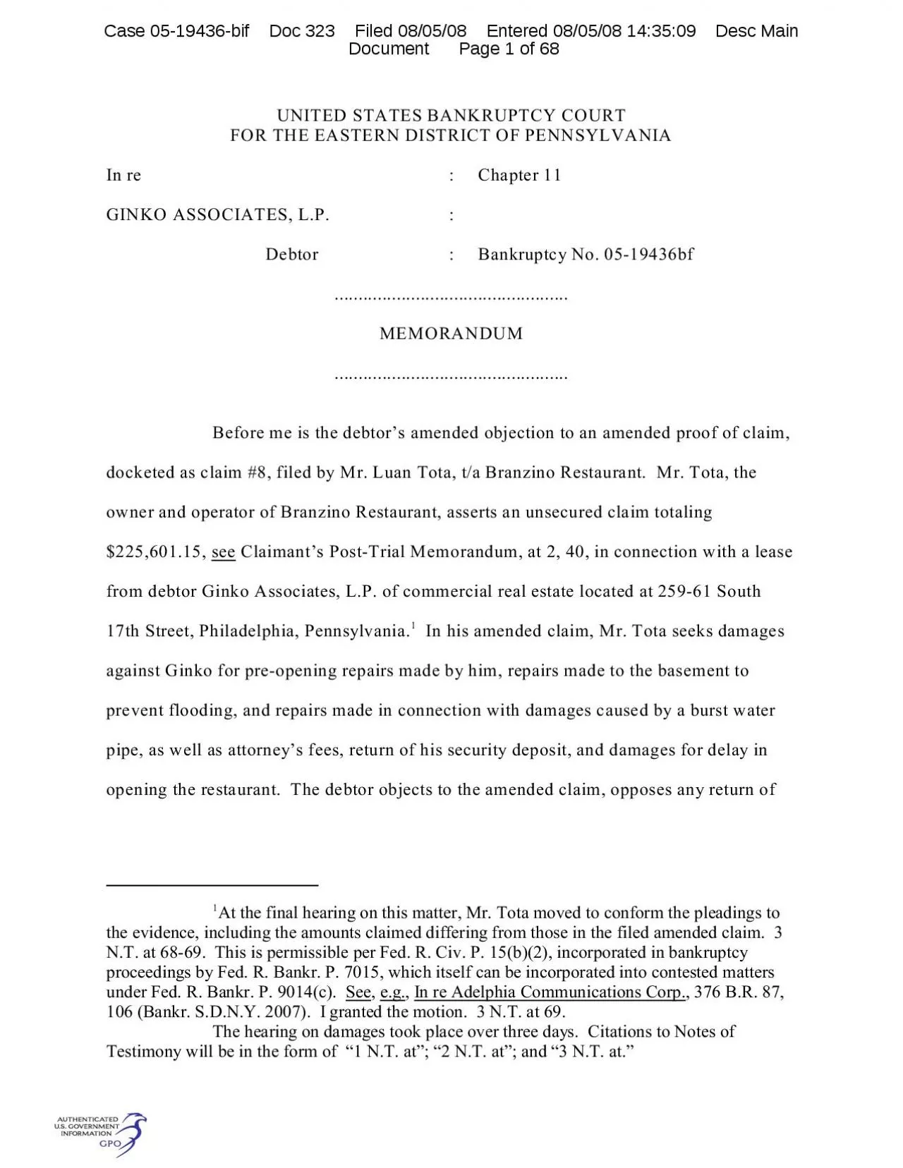 PDF-On February 15 2007 Regis filed a motion to intervene in this claim