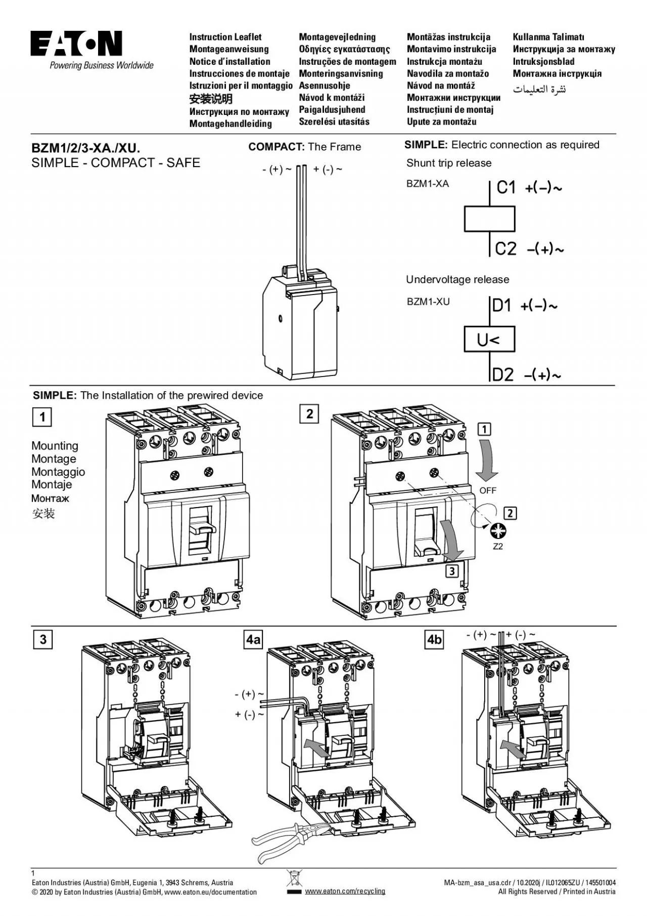 PDF-2020 by Eaton Industries Austria GmbH wwweatoneudocumentationw