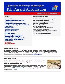 September 2012 Newsletter