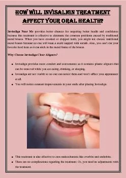 How will Invisalign Treatment Affect your Oral Health?