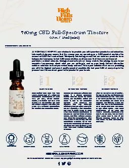 750mg CBD Full-Spectrum Tincture