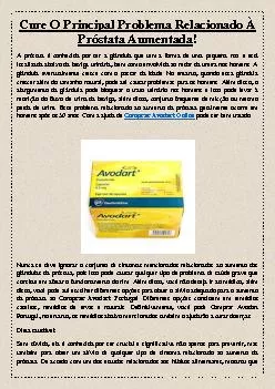 Cure O Principal Problema Relacionado À Próstata Aumentada!