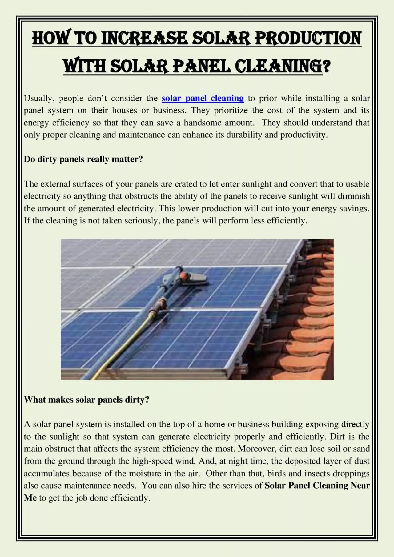 PDF-How To Increase solar production with Solar Panel Cleaning?