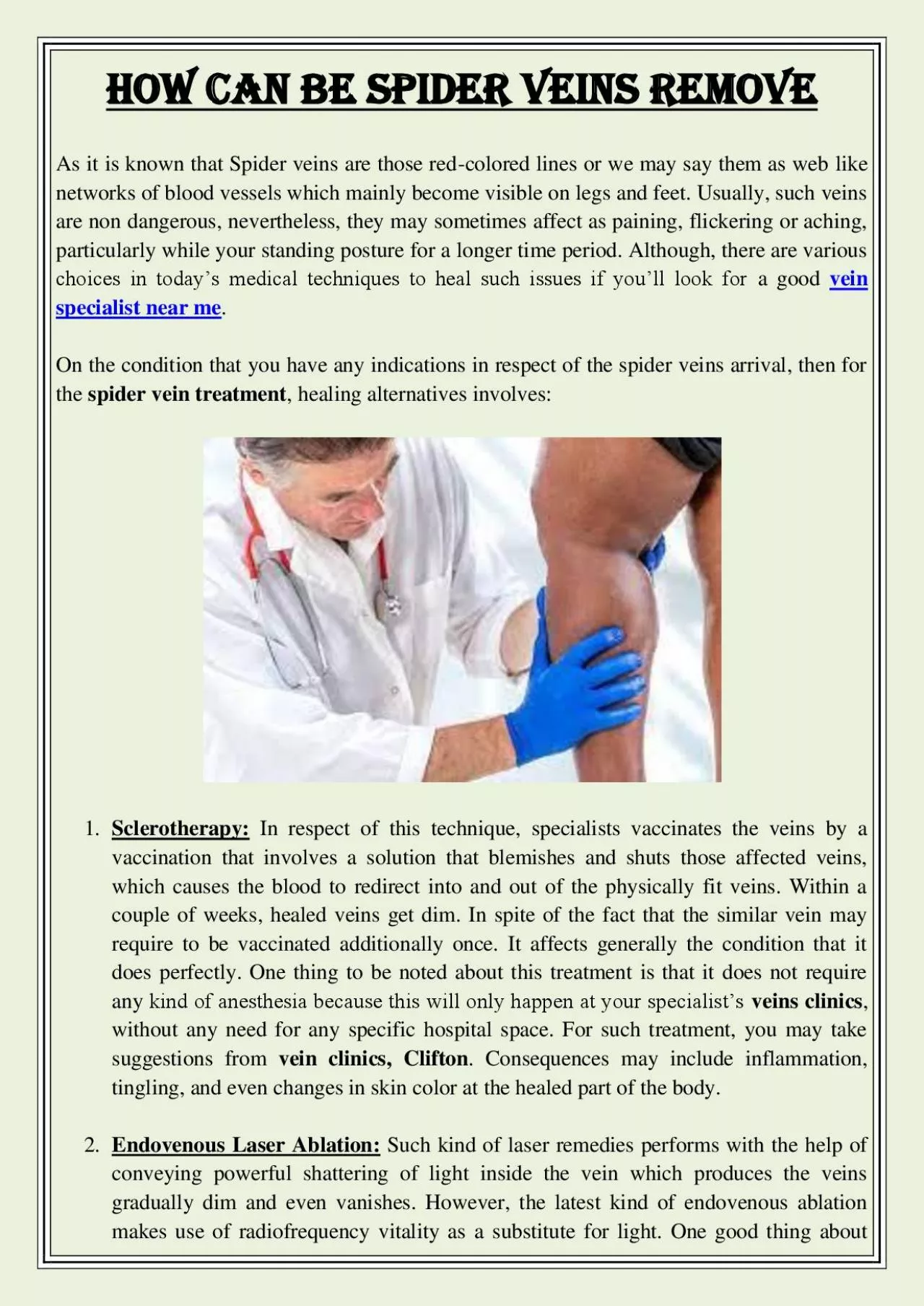 PDF-How Can Be Spider Veins Remove