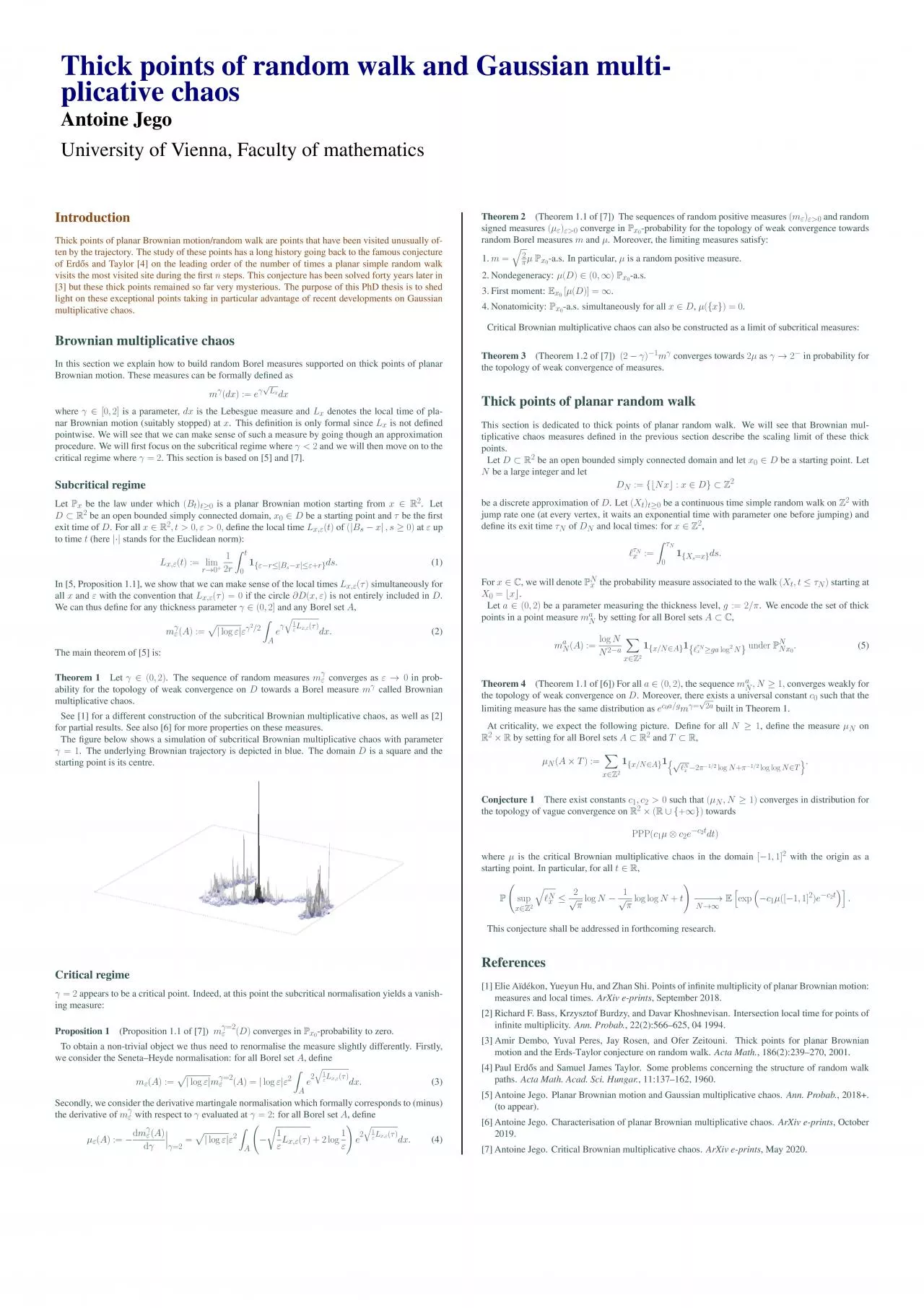 PDF-ThickpointsofrandomwalkandGaussianmultiplicativechaosAntoineJegoUnive