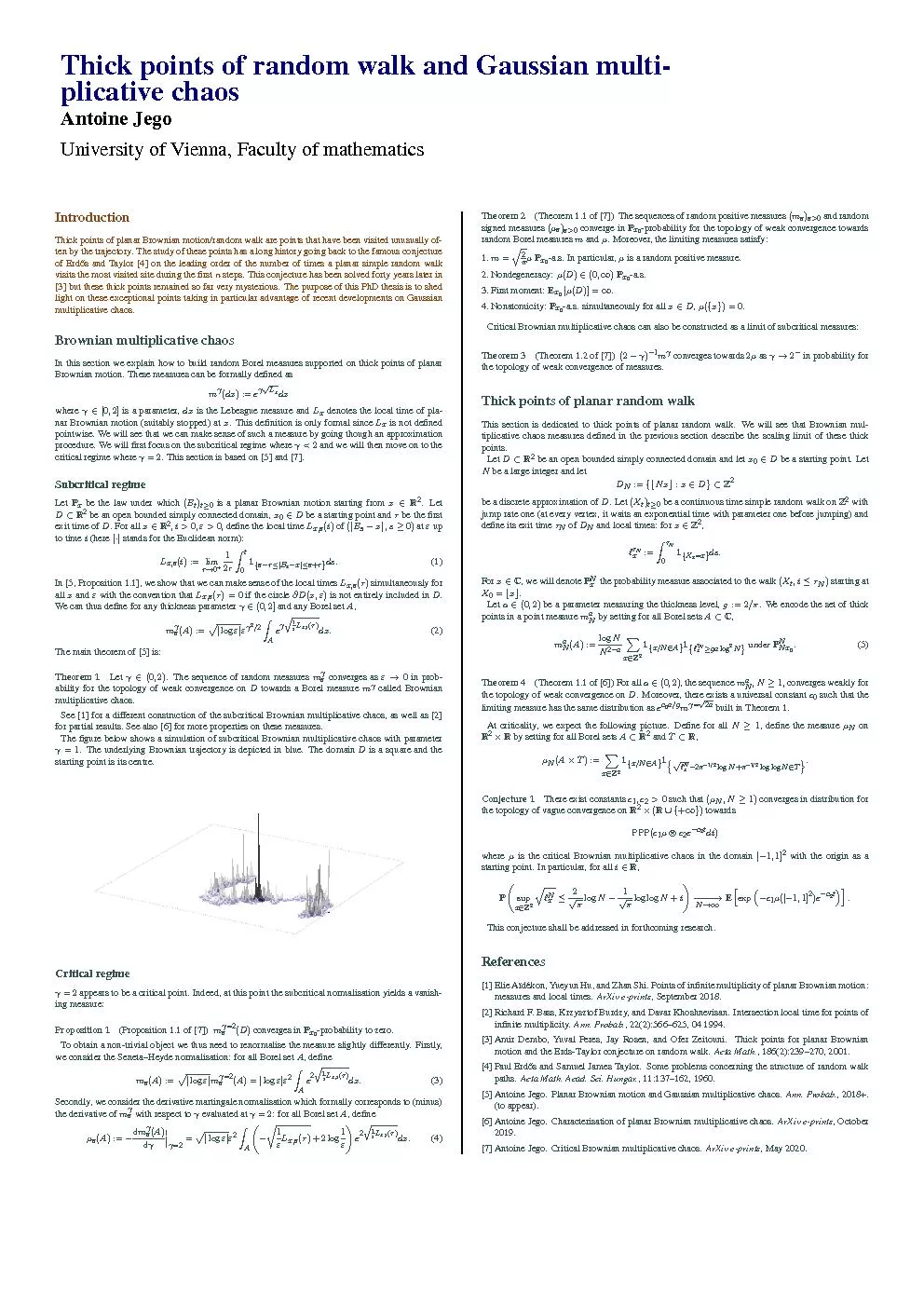 ThickpointsofrandomwalkandGaussianmultiplicativechaosAntoineJegoUnive