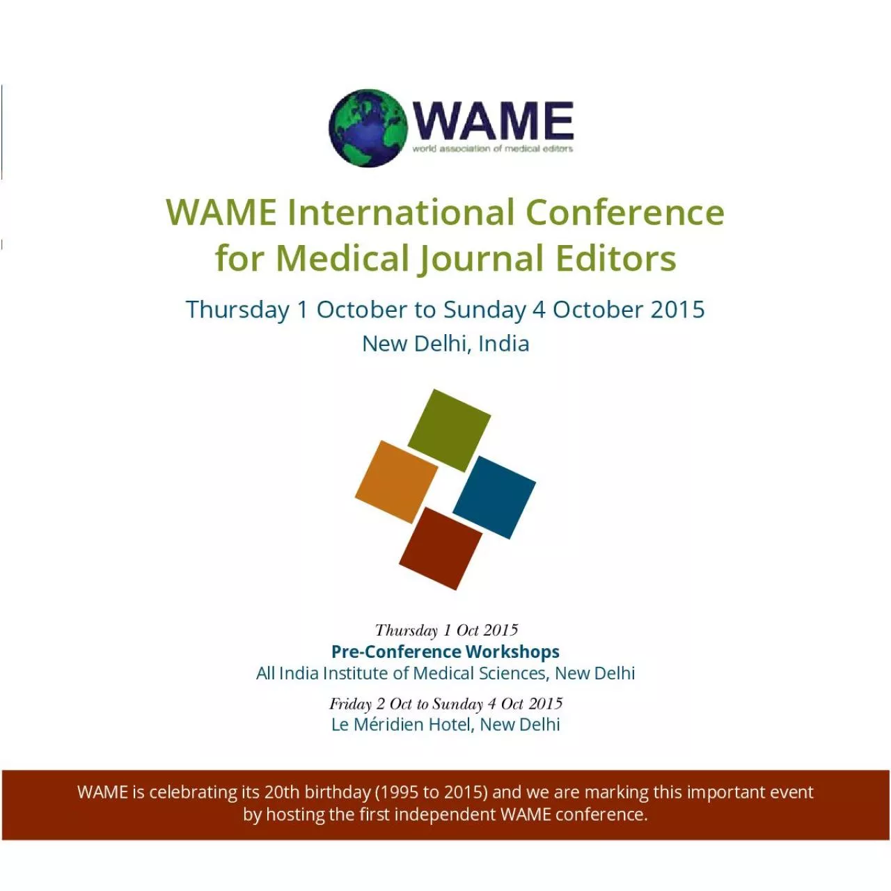 PDF-WAME International Conference for Medical Journal EditorsThursday 1 O