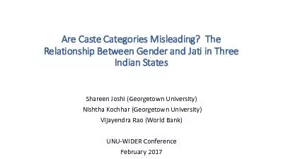 Are Caste Categories Misleading  The