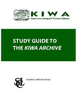 PDF-E KIWAs Role in Mobilizing Support for Immigrant RightsF KIWAs