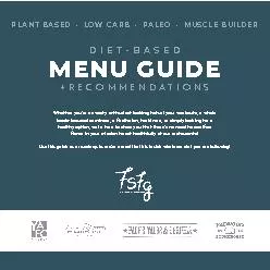 MENU GUIDE