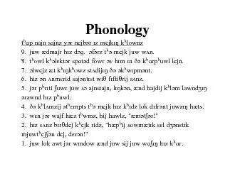 Phonology1