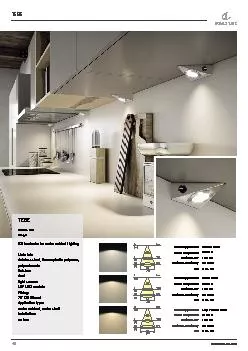 TEBEDomus LinedesignLED luminaire for under cabinet lightingMaterials