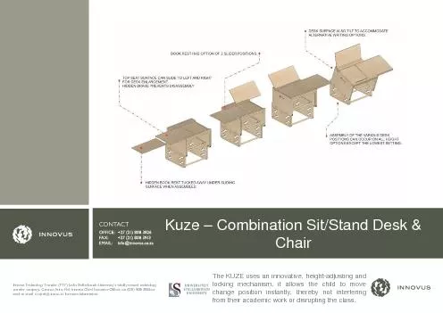 Combination SitStand Desk