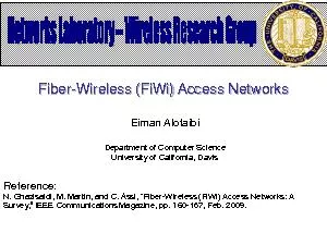 Wireless FiWi Access Networks