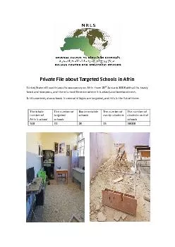 ate File about Targeted Schools in Afrin