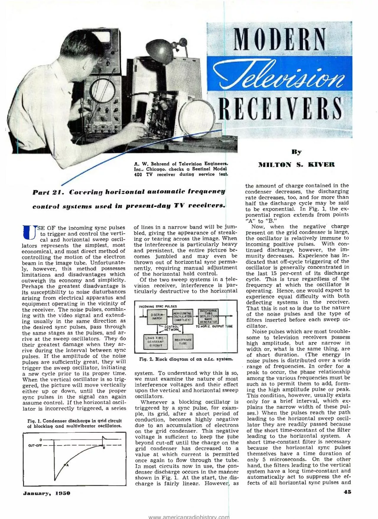 PDF-MODERN 7Zeteve RECEIVERS A W Behrend of Television Engineers In