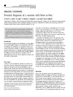 PDF-IMAGINGCASEBOOKPrenataldiagnosisofaneonatewithfetusinfetuRTiwari1KHic