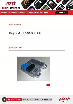 This tutorial explains how to connect DelphiDelphi MEFI ECUs feature a