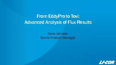 Advanced Analysis of Flux Results