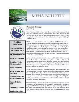 MEHA bulletin