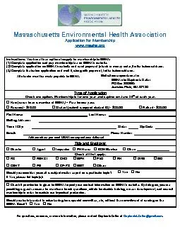 Massachusetts Environmental Health Association