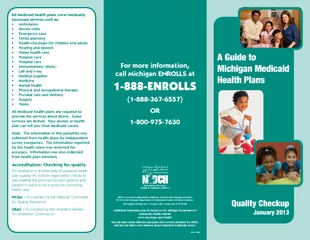 A Guide to Michigan Medicaid Health Plans Quality Chec
