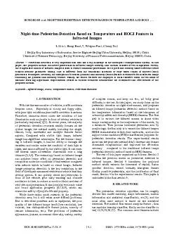 PDF-ONGBO BI x001d NIGTTIME PEDESTRIAN DETECTION BASED ON TEMPERATURE