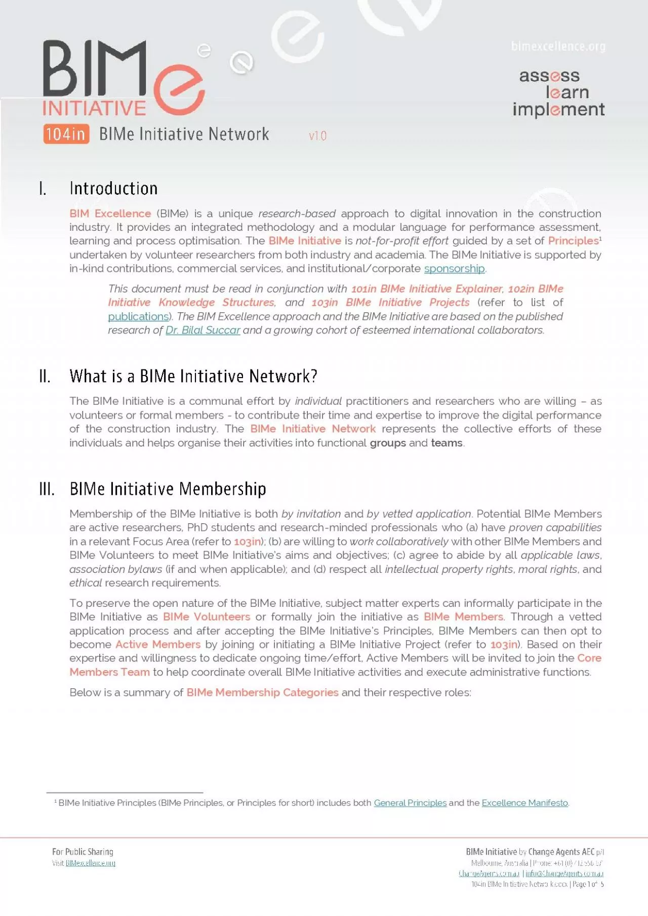 PDF-BIM Excellence