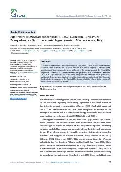 Cabiddu et al 2020 BioInvasions Records 91 7482 httpsdoi