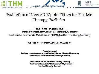 Evaluation of New 2D Ripple Filters for Particle