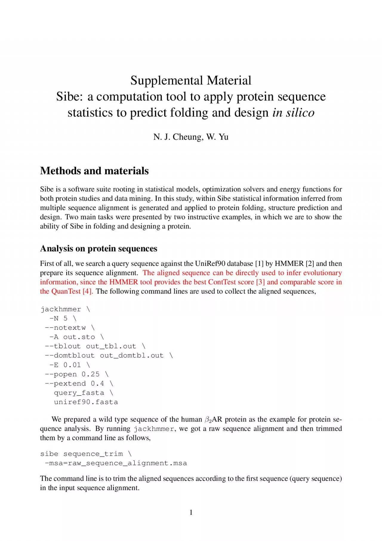 PDF-SupplementalMaterialSibeacomputationtooltoapplyproteinsequencestatist