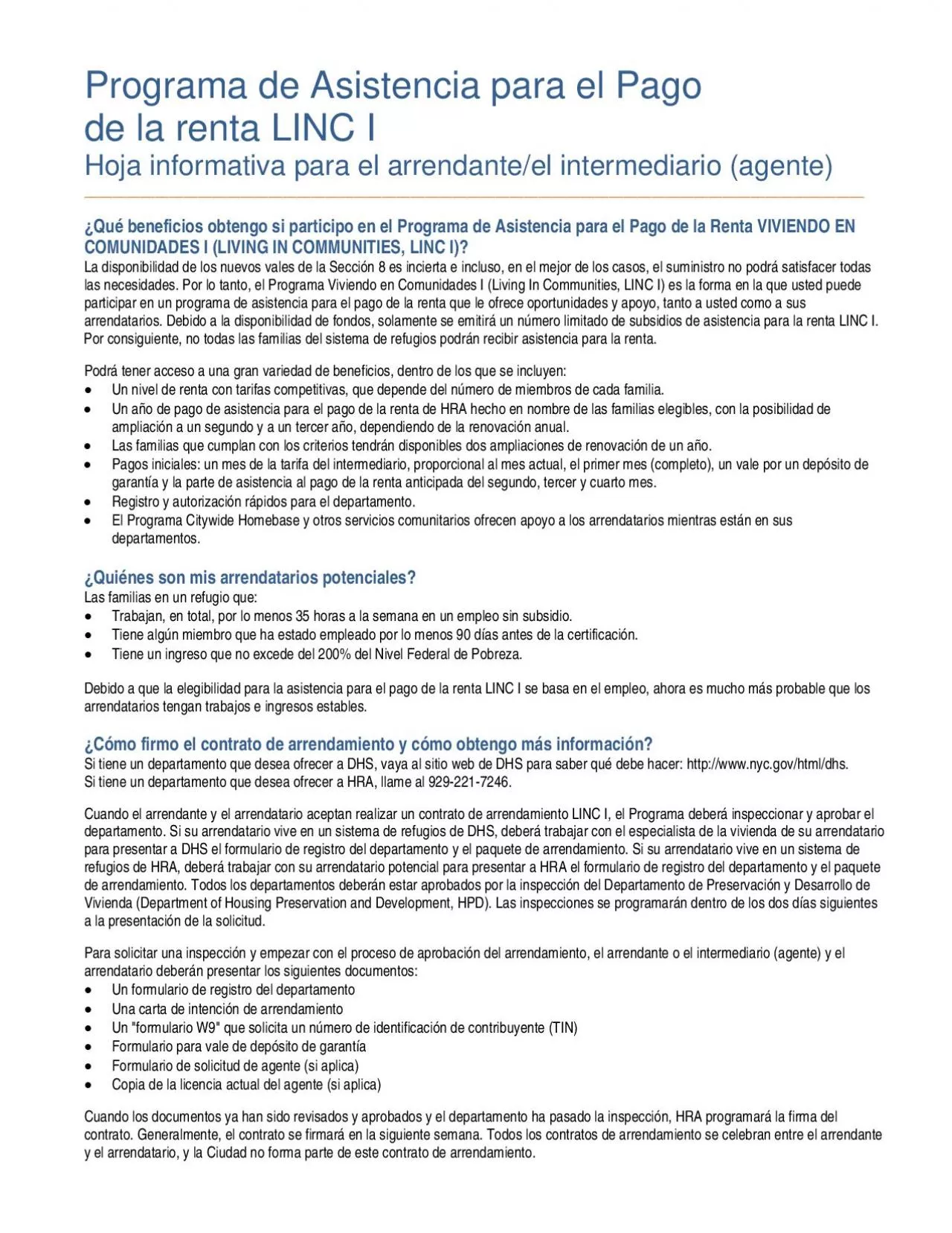 PDF-Programa de Asistencia para el de la renta LINC IHoja informativa para