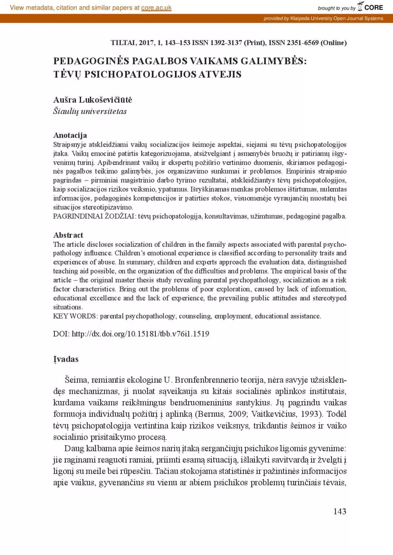 PDF-PEDAGOGINS PAGALBOS VAIKAMS GALIMYBS TV PSICHOPATOLOGIJOSq