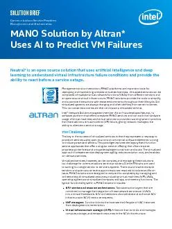 PDF-Management and orchestration MANO platforms are important tools for