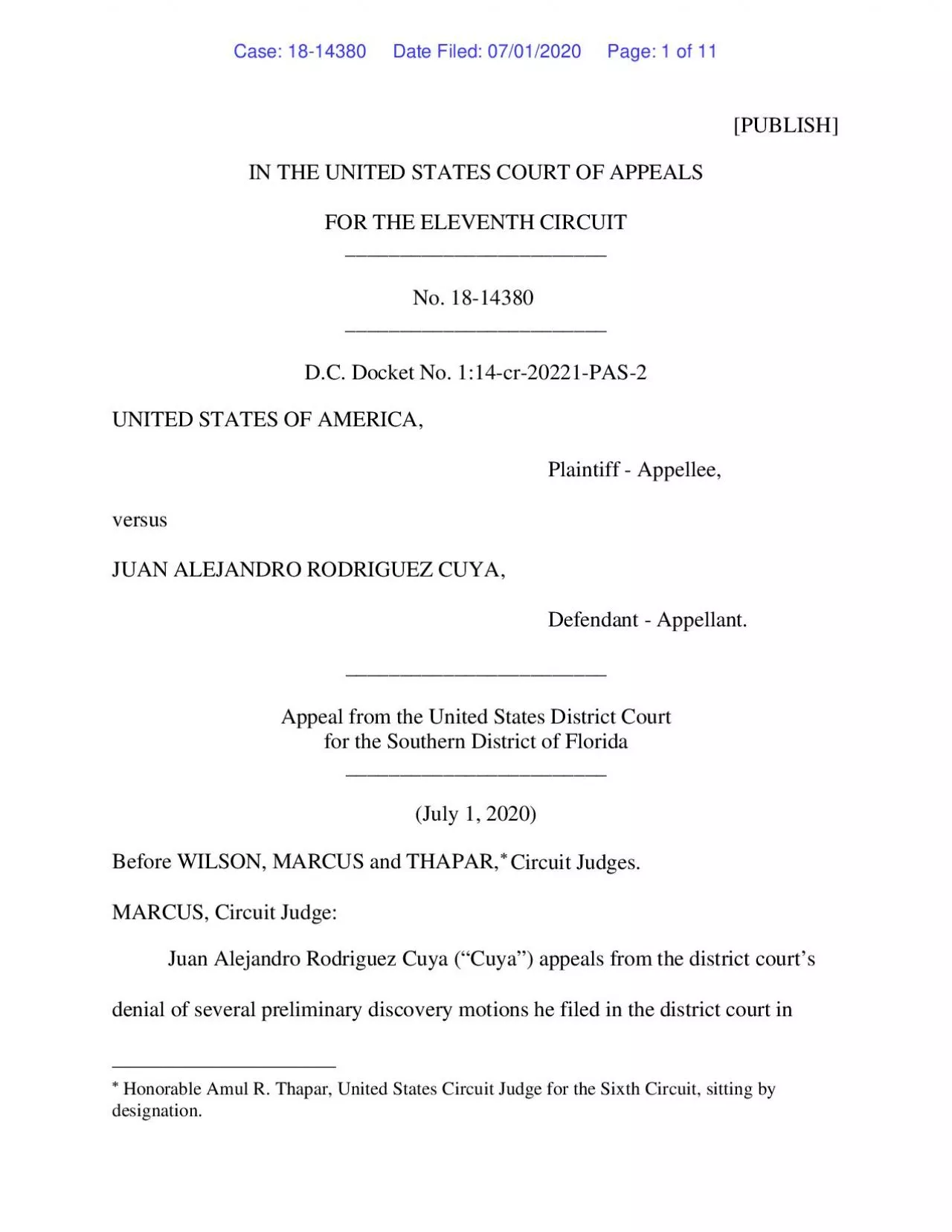 PDF-PUBLISHIN THE UNITED STATES COURT OF APPEALSFOR THE ELEVENTH CIRCUIT