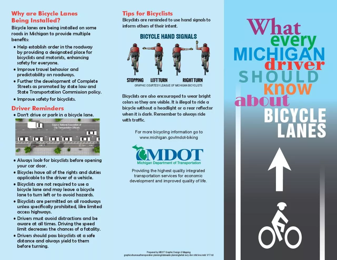 PDF-A bicycle lane is a