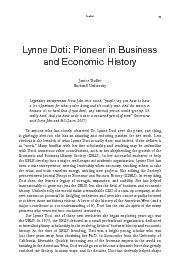 Lynne Doti Pioneer in Business Janice Tra30etLegendary entrepreneu